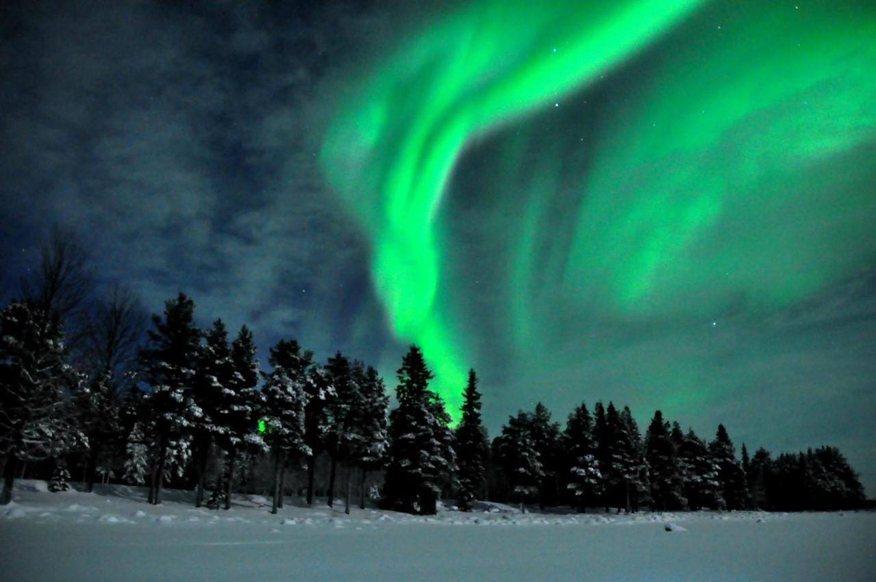 Cottage On Wild River In Lapland/Sweden Karlsten Bagian luar foto